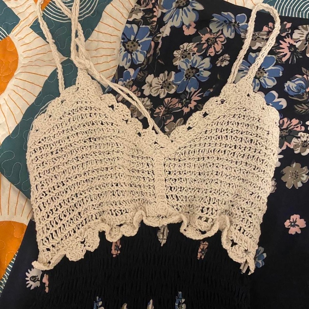 Cute maxi dress crochet top - Picture 2 of 2